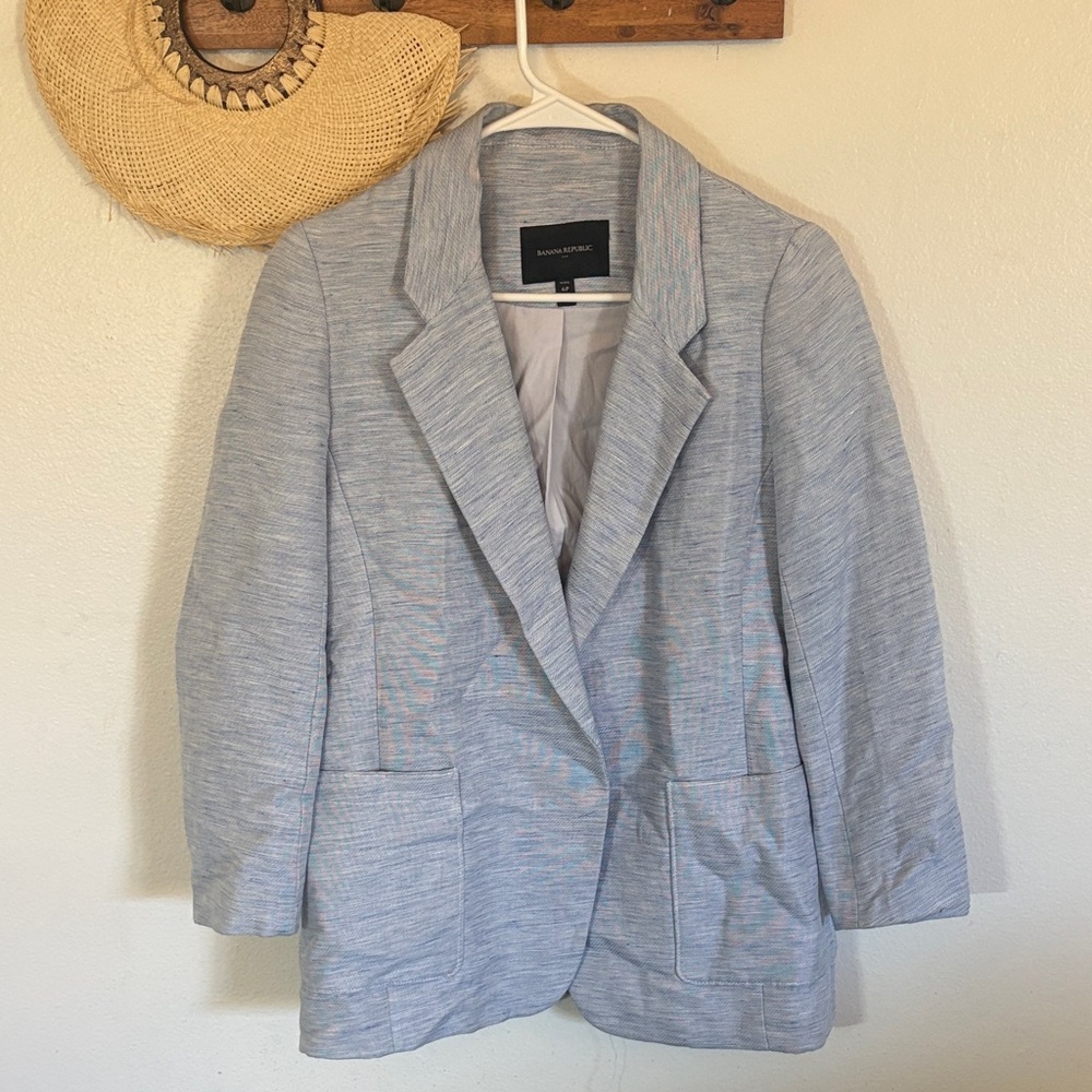 Banana Republic Women's light blue Blazer